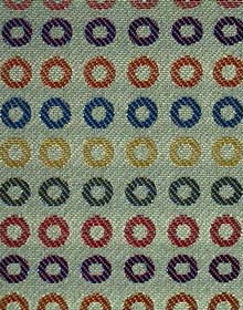 Rings Pattern Polyester Drapes and Curtains